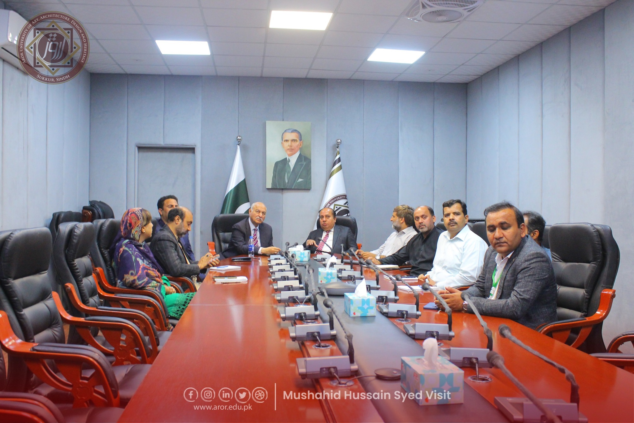 Mushahid Hussain Syed Visit